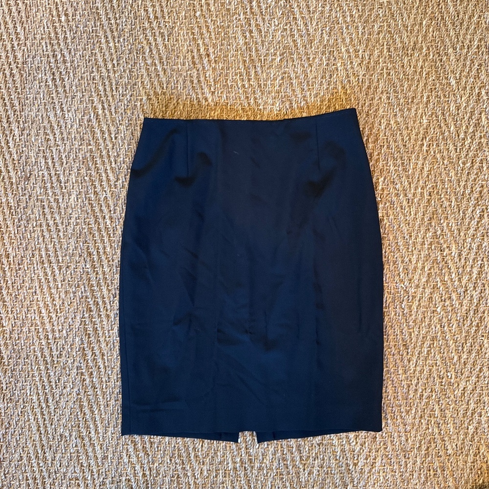 Elie Tahari black suit skirt